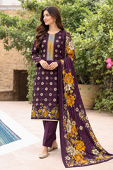 NISHAT PREMIUM PRINTED LINEN 3PC N9
