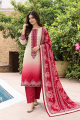 NISHAT PREMIUM PRINTED LINEN 3PC N3