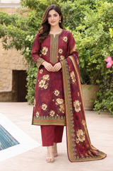 NISHAT PREMIUM PRINTED LINEN 3PC N18