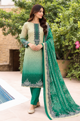 NISHAT PREMIUM PRINTED LINEN 3PC N12
