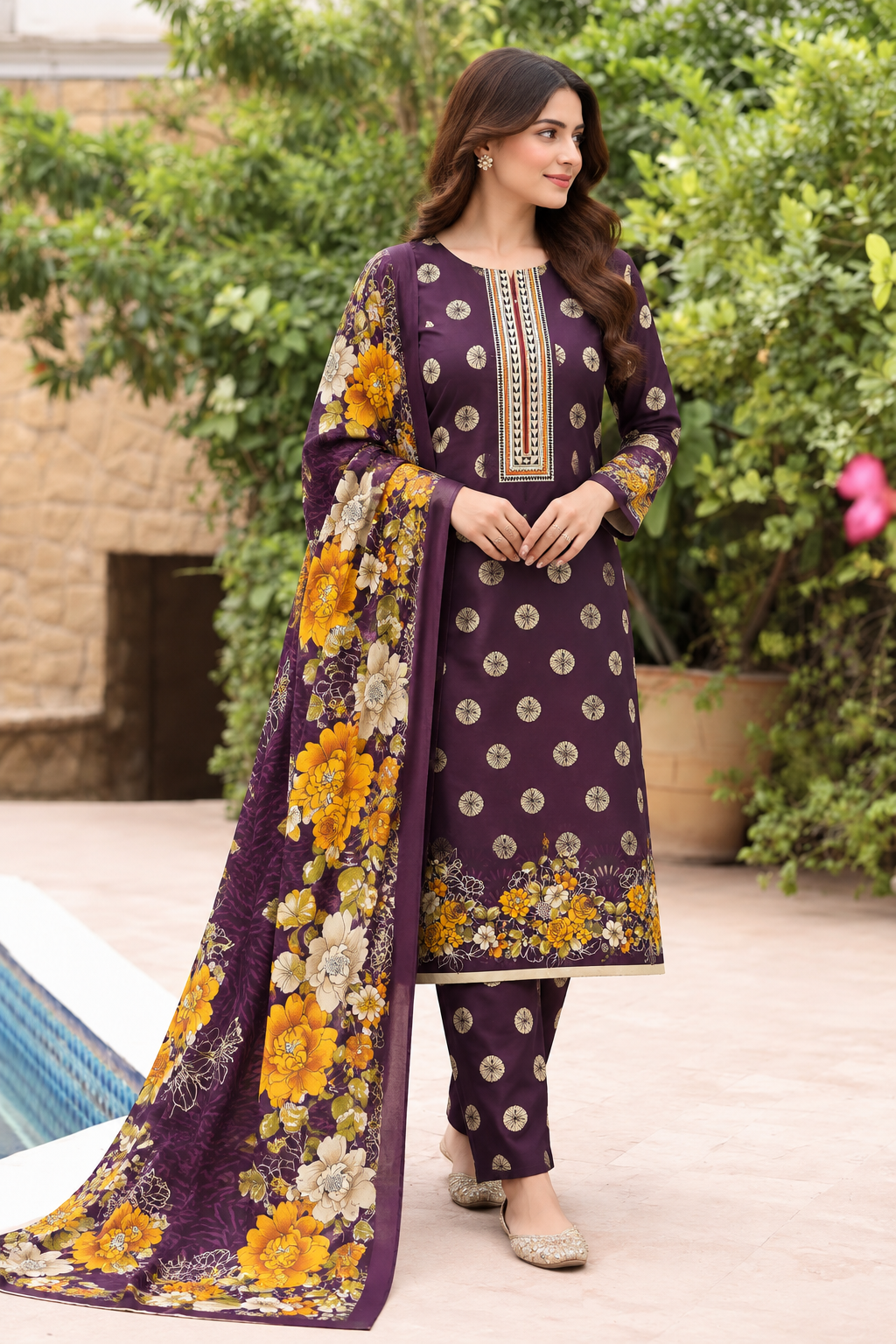 NISHAT PREMIUM PRINTED LINEN 3PC N11