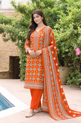 NISHAT PREMIUM PRINTED LINEN 3PC N6